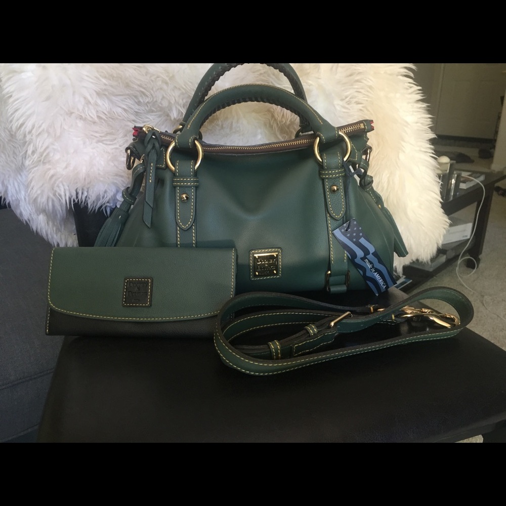 D&B Small Ivy Calf Satchel and Slim Wallet
